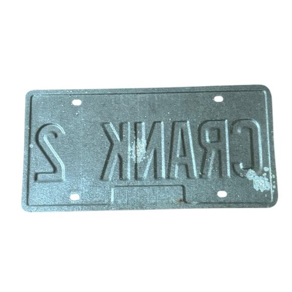 Crank 2 Illinois License Plate 83/85 84/86 No Sticker Automobile Tags ALPCA - Picture 2 of 2